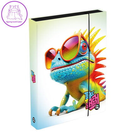 Box na sešity A4 Jumbo Chameleon