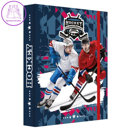 Box na sešity A4 Jumbo MAX - Hokej