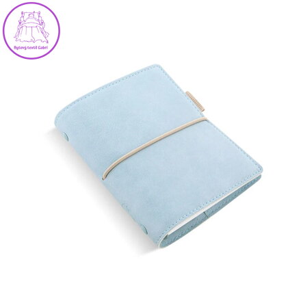 Diář Filofax Domino Soft - pastelově modrý, kapesní