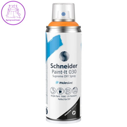 Akrylový sprej Schneider Paint-It 030 - světle oranžový