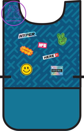 Zástěra pončo OXY GO Stickers