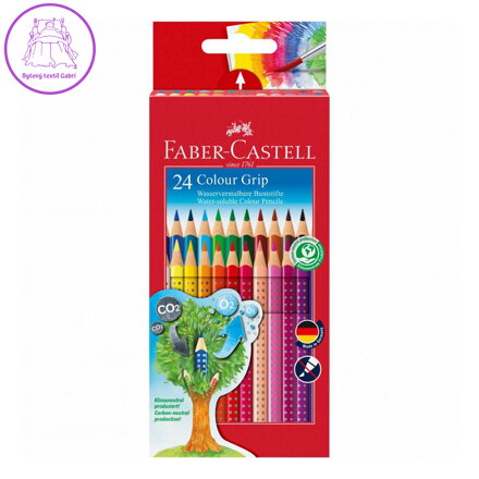 Pastelky Faber-Castell Grip 2001 set 24 barev