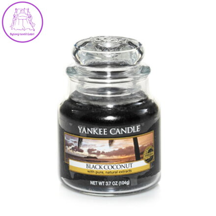 Svíčka Yankee Candle - BLACK COCONUT, malá