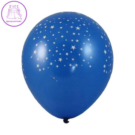 Balón L 30 cm, Hvězdy / 100 ks /