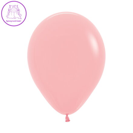 Balón Pastel 25 cm, ružový /100ks/