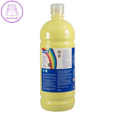 Barva temperová 1000ml citronová žlutá