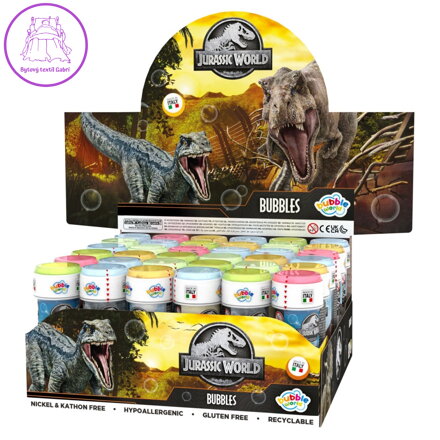 Bublifuk DULCOP 60 ml, Jurassic World bubbles