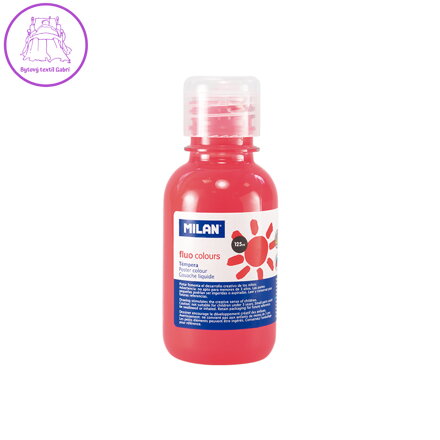 Barva temperová 125ml Fluo - korálová