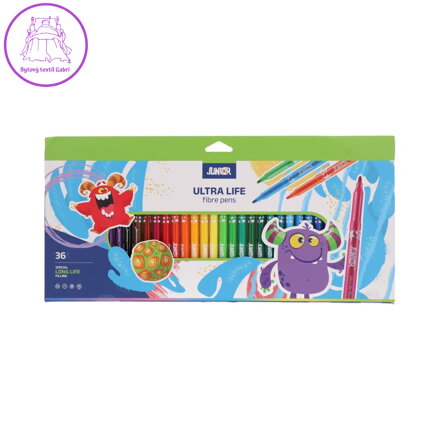 Popisovače JUNIOR Ultra Life (sada 36 kusů)