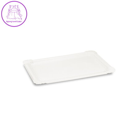 Papírový tácek (FSC Mix) bílý 13 x 19 cm [10 ks]