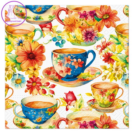 Ubrousky TaT 33x33cm Summer Tea