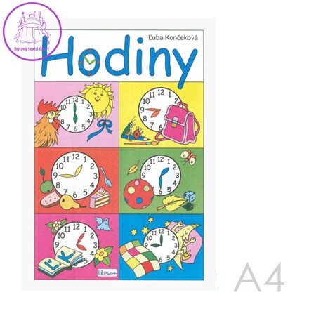 Omalovánka A4 Litera - Hodiny