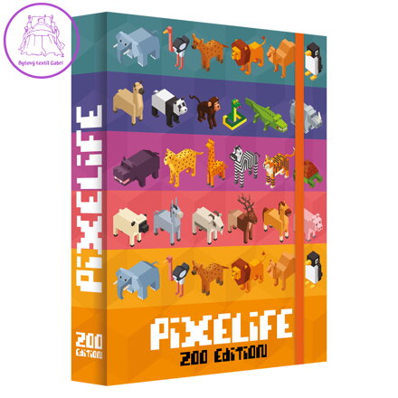 Box na sešity A4 Jumbo MAX - Pixelife Zoo Edition
