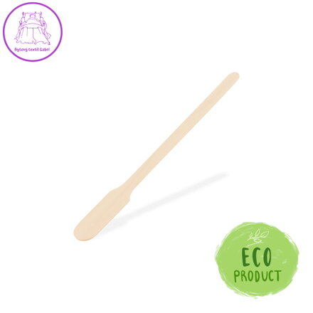 Míchadlo dřevěné, tvar pádla, 14cm, / 500ks. bal