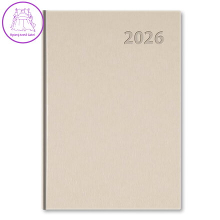Diář 2025 týdenní B5 Manager - béžový