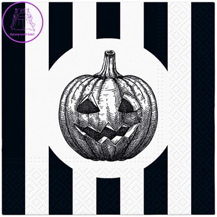 Ubrousky PAW L 33x33cm Striped pumpkin