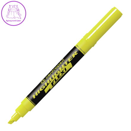 Zvýrazňovač CENTROPEN 8542 FLEXI NEON - žlutý