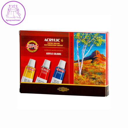 Barvy akrylové 6 barev x 16 ml