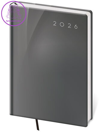 Diář 2026 deník A5 Vario - 4 GREY DESIGN