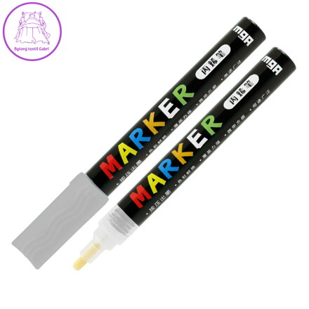 Popisovač akrylový M&G Acrylic Marker 2 mm, Silver S110