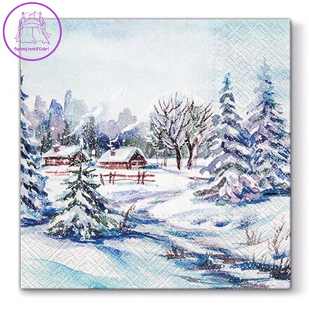 Ubrousky PAW L 33x33 cm Winter Village Ubrousky PAW L 33x33 cm Winter Village