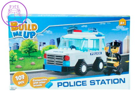 BuildMeUP stavebnice - Police station 107ks v krabičce