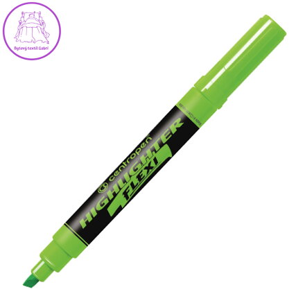 Zvýrazňovač CENTROPEN 8542 FLEXI NEON - zelený