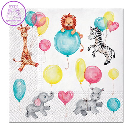 Obrúsky PAW L 33x33cm Child Funs