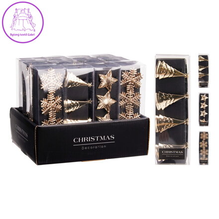 Ozdobné kroužky na ubrousky - zlaté 50 mm, mix/sada 4 ks Ozdobné kroužky na ubrousky - zlaté 50 mm, mix/sada 4 ks