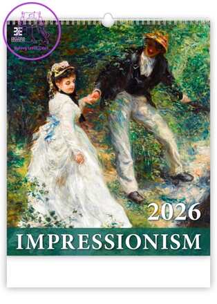 Nástěnný kalendář 2026 - Exclusive Impressionism Nástěnný kalendář 2026 - Exclusive Impressionism
