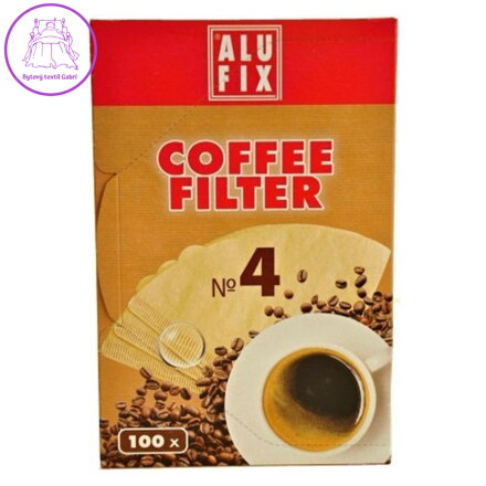 Filtry na kávu velikost 4 (100 ks) nebělené
