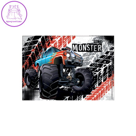 Obal PP s patentkou A5, Monster Truck