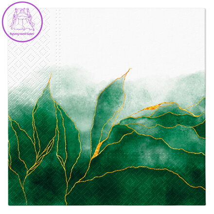 Ubrousky PAW L 33x33cm Green dream