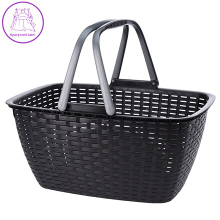 Nákupní košík - ratanový 43x30x21 cm, 1ks