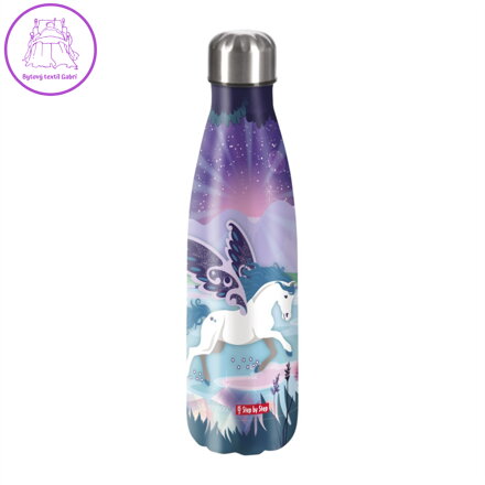 Izolovaná fľaška na nápoj z nerezovej ocele 0,5 l, Dreamy Pegasus Shadow