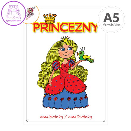 Omalovánka A5 - Princezny