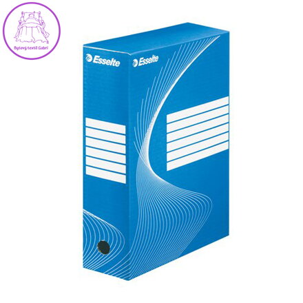 Archivní box A4 / 100 mm, karton, ESSELTE "Standard", modrý