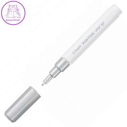 Pintor, PO, Extra Fine, akrylový  popisovač strieborná