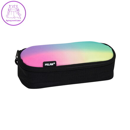 Pouzdro na pera MILAN oválné - Sunset černé