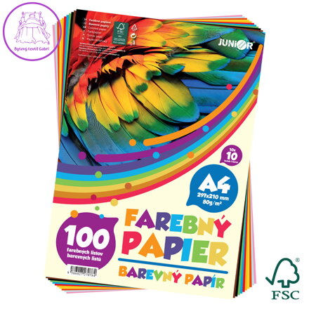 Kopírovací papír A4 80g 100-10 mix