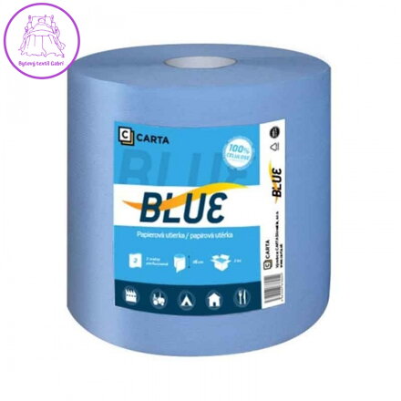 Utěrka univerzální KARINA GRAND BLUE, 2-vrstvé / 920 útržků, 2 ks / bal