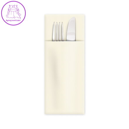 Ubrousek CutleryStar PREMIUM béžový 40 x 32 cm [50 ks]