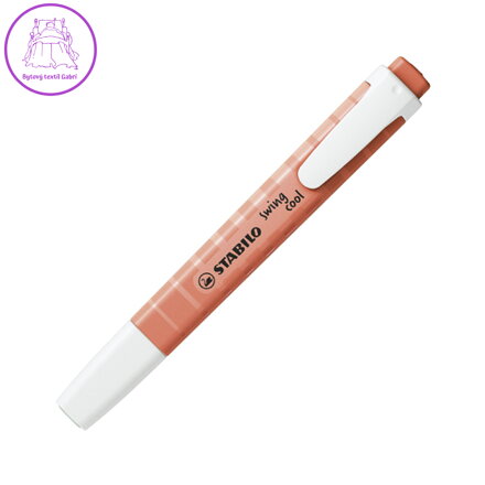 Zvýrazňovač STABILO swing cool Pastel Edition korálově červená