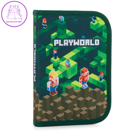 Penál 1 p. 2 chlopně, prázdný - Playworld