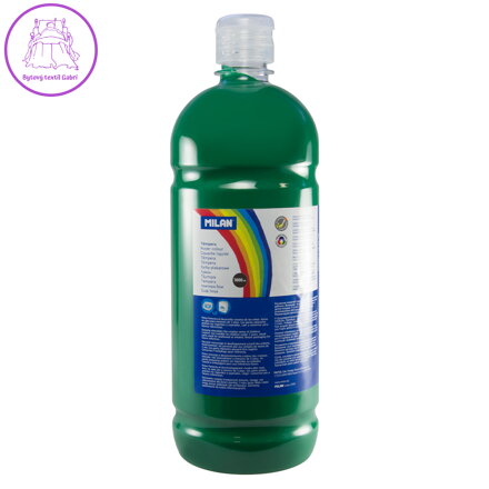 Barva temperová 1000ml tmavě zelená