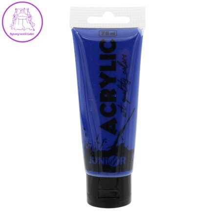 Akrylová barva JUNIOR 75 ml - modrá/blue
