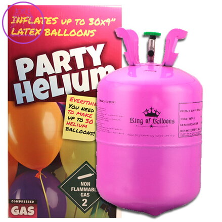 Heliová láhev na 30 balónů