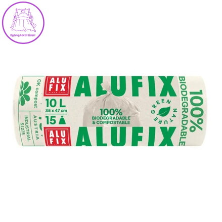 Pytle na odpadky 10L /15ks Alufix Green Nature BIO
