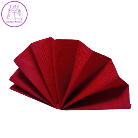 Obrousky DekoStar 38 x 38 cm bordové / 50ks /