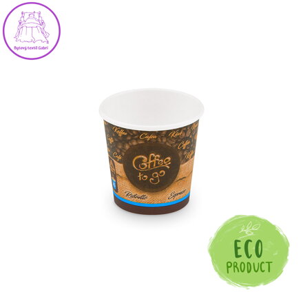 Pohár papírový "Coffee to go" 110ml XS (50ks)